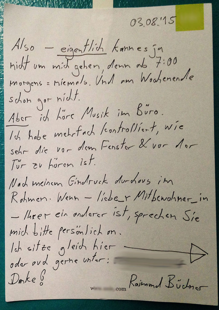 *Eigentlich* kann es nicht um mich gehen.